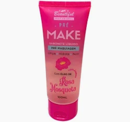 Sabonete Líquido Pré Make Rosa Mosqueta 100 ml