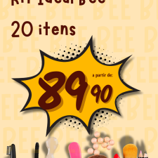 Kit Ideal Bee | 20 Itens |R$ 89,90 
