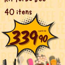 Kit Turbo Bee | 40 Itens | R$ 339,90 
