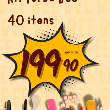Kit Turbo Bee | 40 Itens | R$ 199,90 