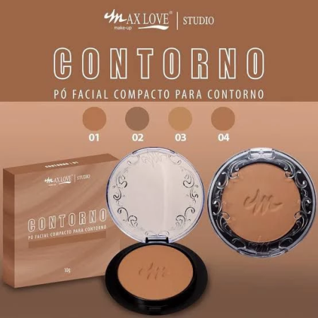 Pó Facial Compacto para Contorno – Max Love - Imagem 3