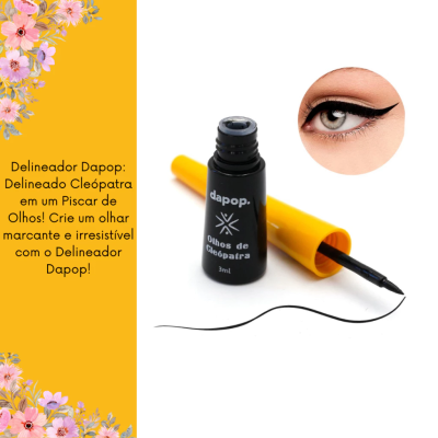 Delineador Ultrafino Olhos de Cleópatra – Dapop | unidade