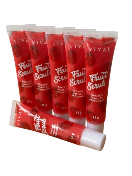 Fruit Scrub Esfoliante Labial De Morango | Unidade